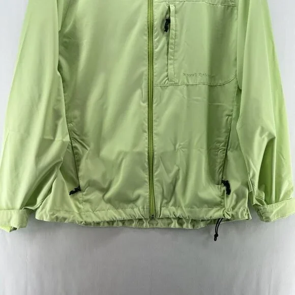 Royal Robbins Jacket Mens M Full Zip Hooded Windbreaker Lightweight Citron Green - Picture 4 of 12